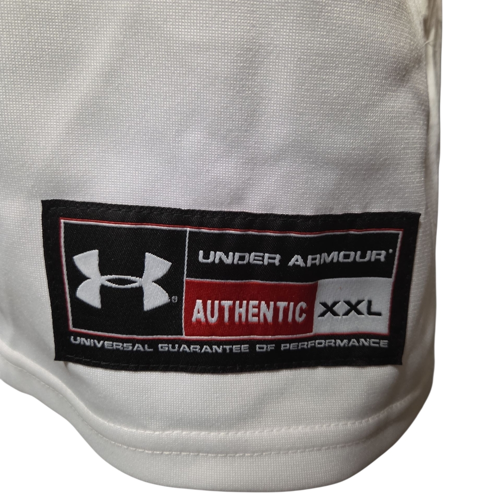 Under Armour Men's White Baseball Jersey - Picture 3 of 4